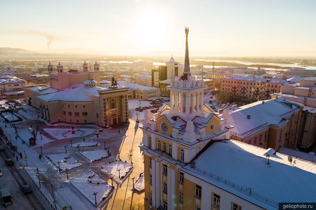 Дом радио в Улан-Удэ фото