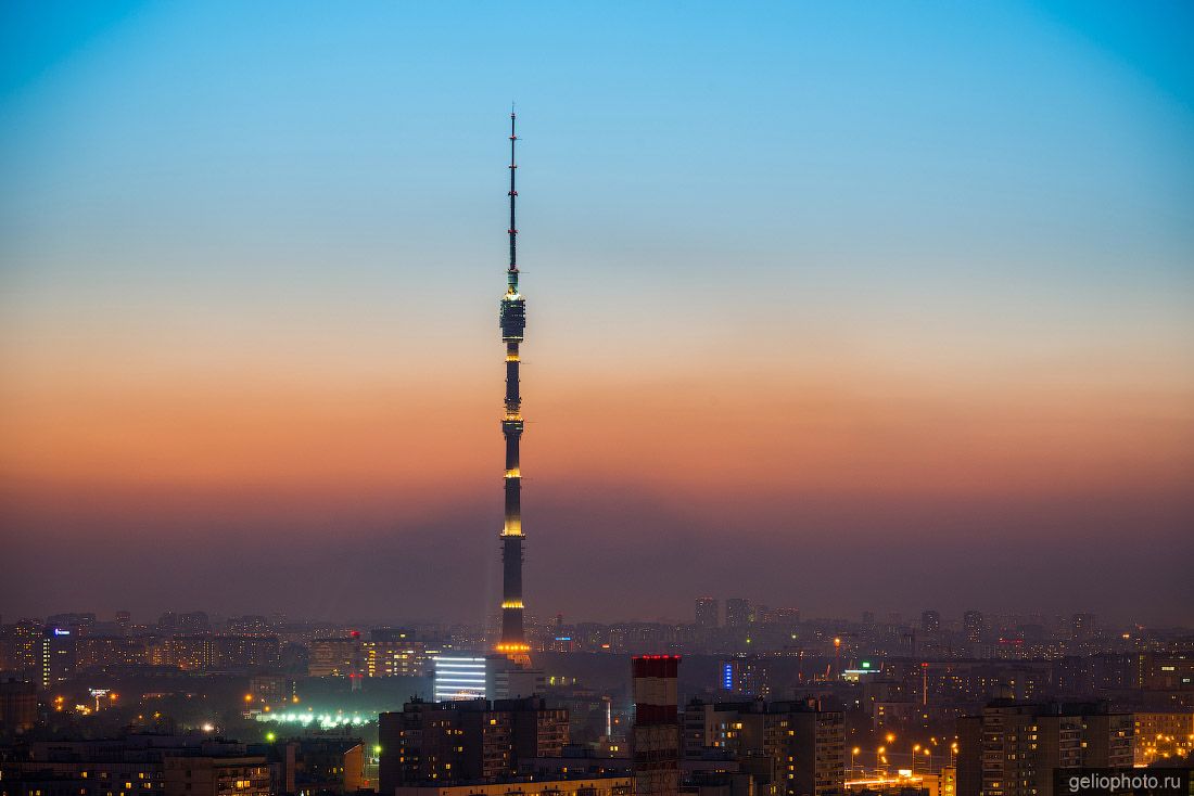 Останкинская башня в Москве фото