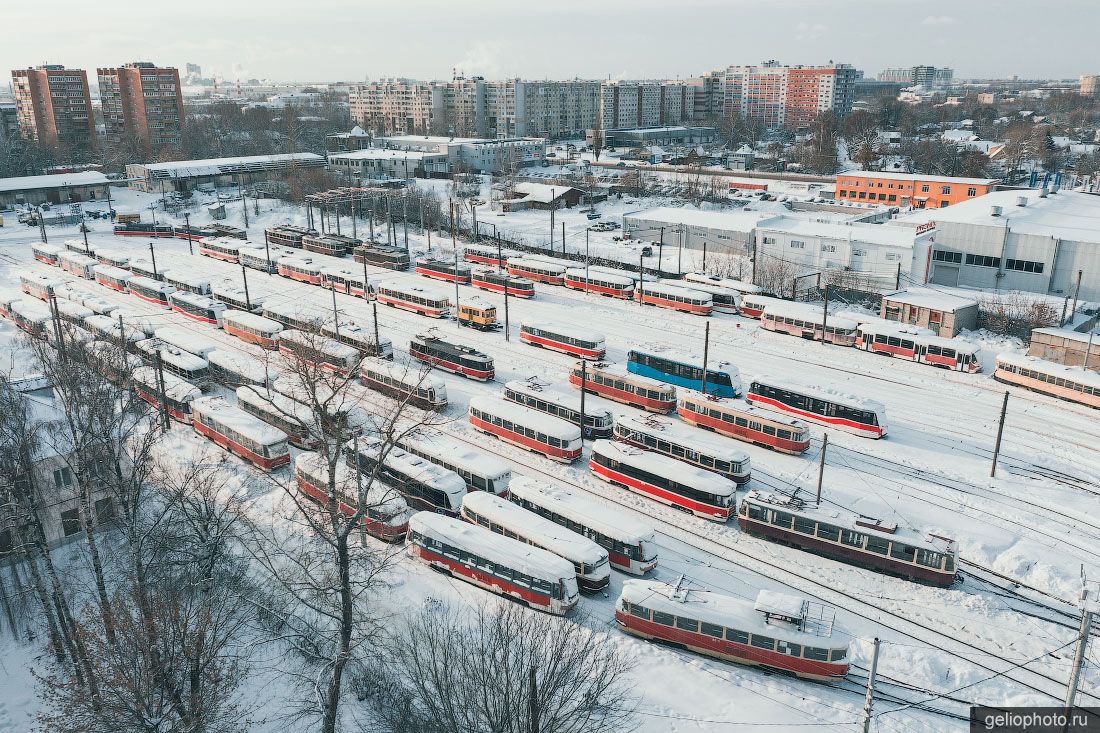 Трамвайное депо номер два в Нижнем Новгороде фото