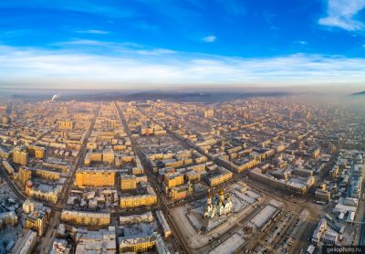 Панорама Читы с высоты фото