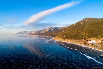 Остров Ольхон на Байкале зимой фото