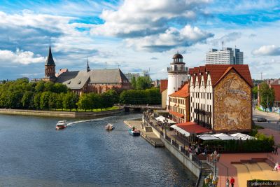 Рыбная деревня в Калининграде фото