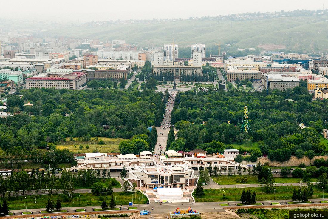 Центральный парк в Красноярске фото