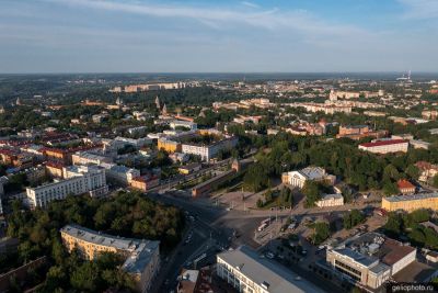 Площадь Победы в Смоленске с высоты фото