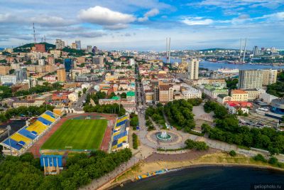 Стадион Динамо во Владивостоке фото