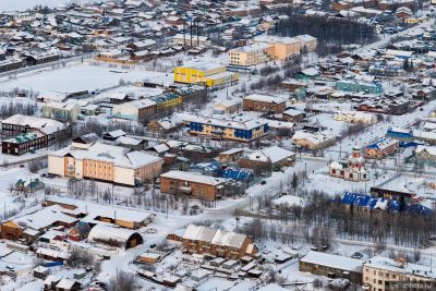 Центр Туры с высоты фото