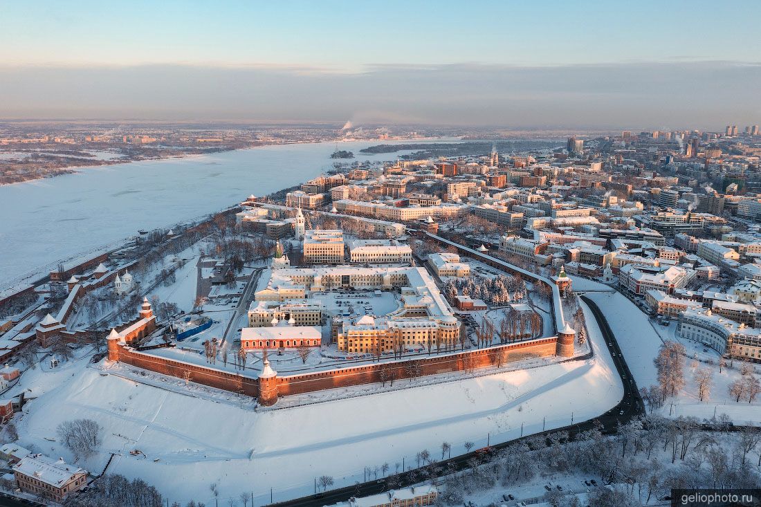 Нижегородский Кремль вид сверху фото