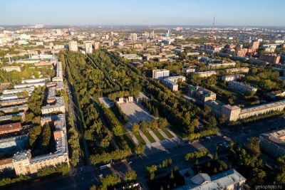 Сквер Славы в Новосибирске фото