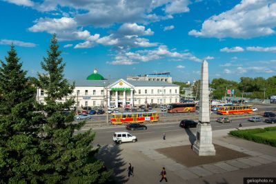 Демидовская площадь в Барнауле фото