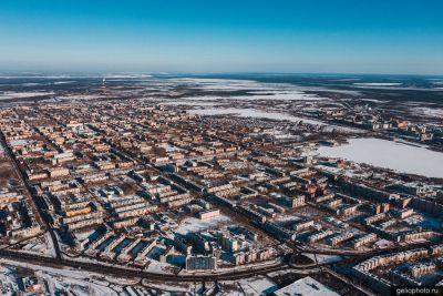 Зимний Северодвинск с высоты фото