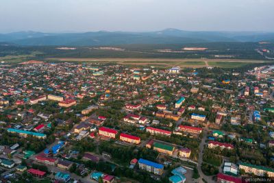 Алдан с высоты птичьего полёта фото