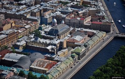 Набережная Фонтанки с высоты фото