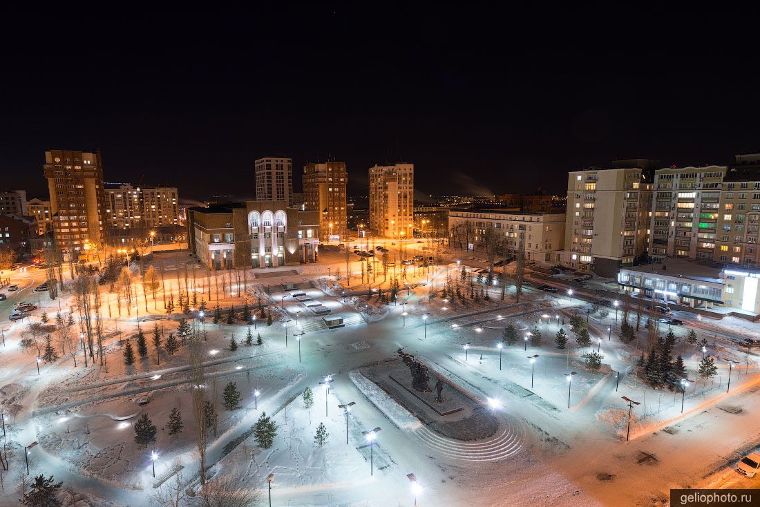 Профсоюзная площадь в Уфе фото