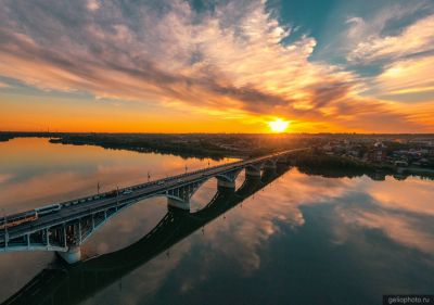 Коммунальный мост через Бию в Бийске фото