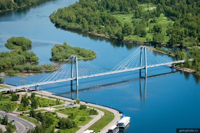 Виноградовский мост в Красноярске фото