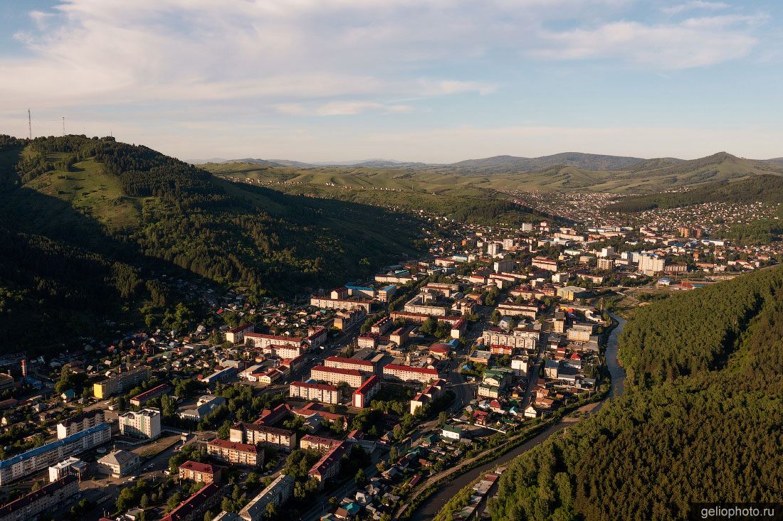 Горно-Алтайск вид с высоты фото