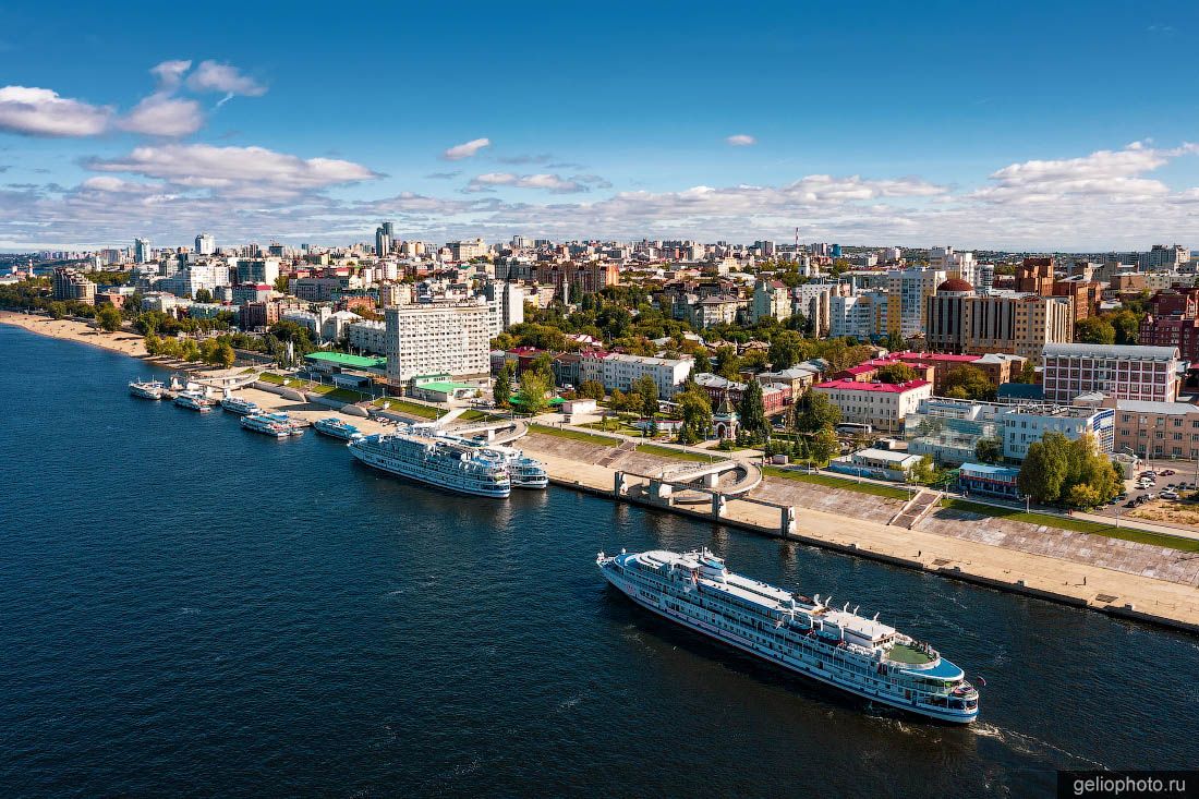 Набережная Волги в Самаре фото