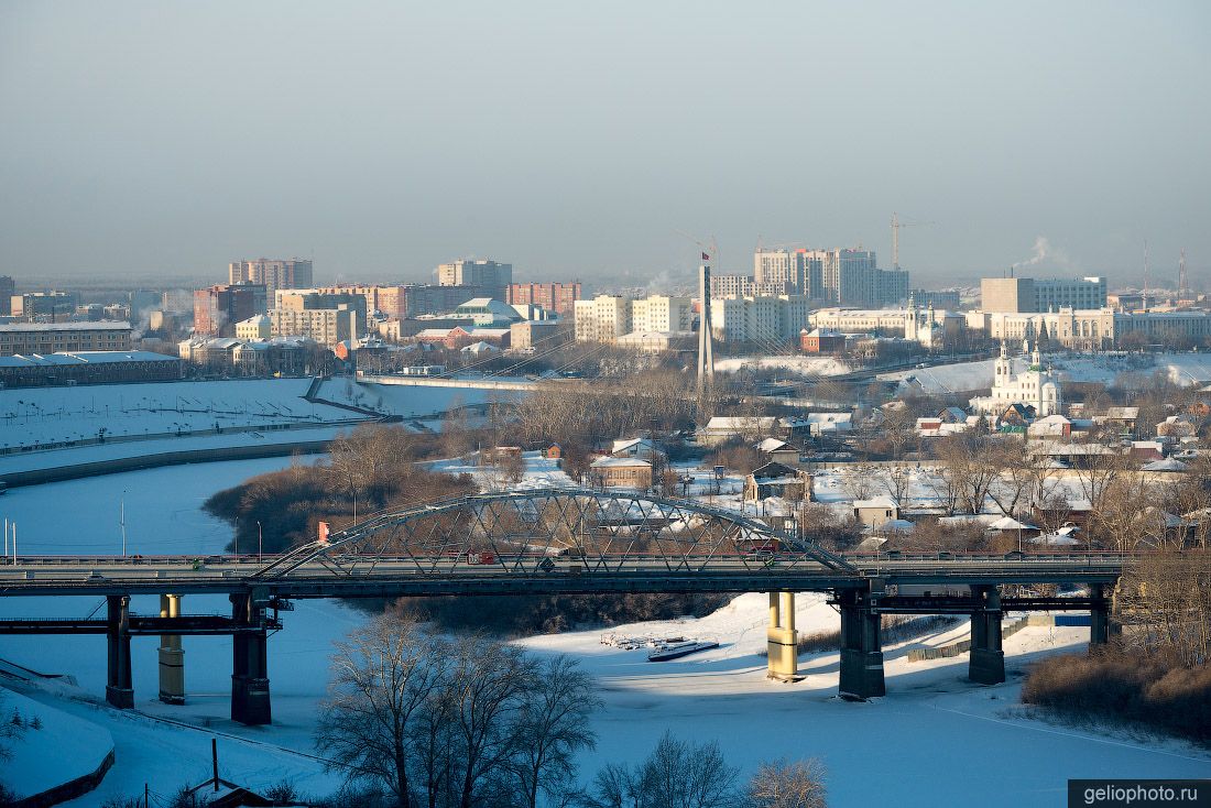 Мост Челюскинцев в Тюмени фото
