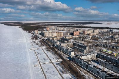 Набережная Александра Зрячева в Северодвинске фото