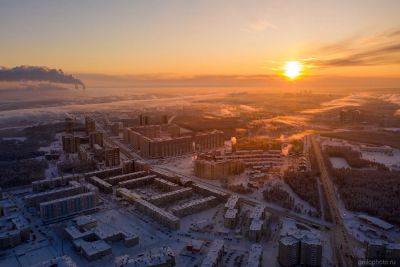 Сургут на рассвете фото