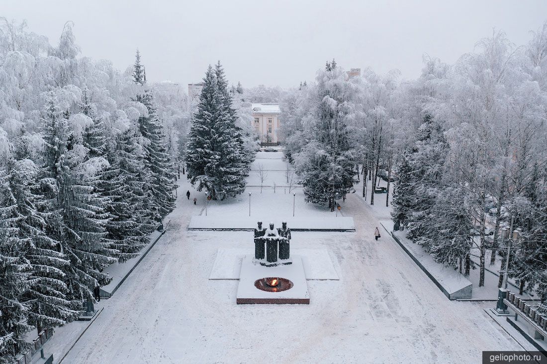 Аллея героев в Сыктывкаре фото