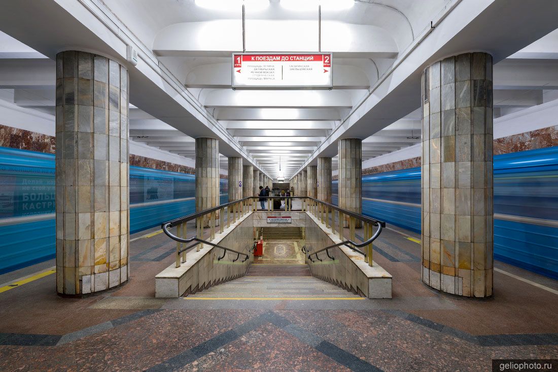 Станция Красный проспект в Новосибирске фото