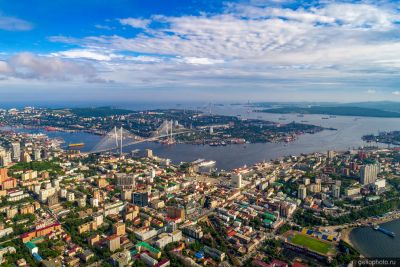 Вид на Владивосток с высоты фото