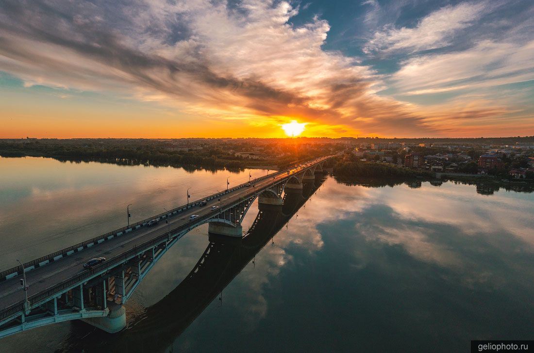 Бийский автомобильный мост через Бию фото