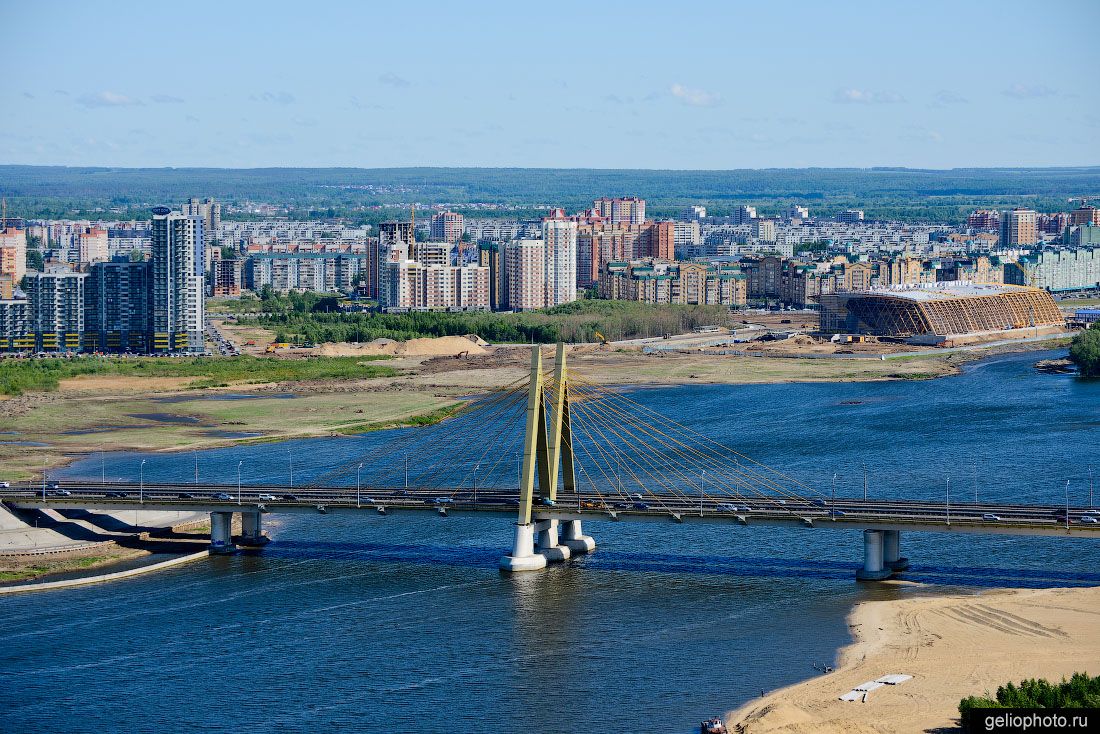 Мост Миллениум в Казани фото