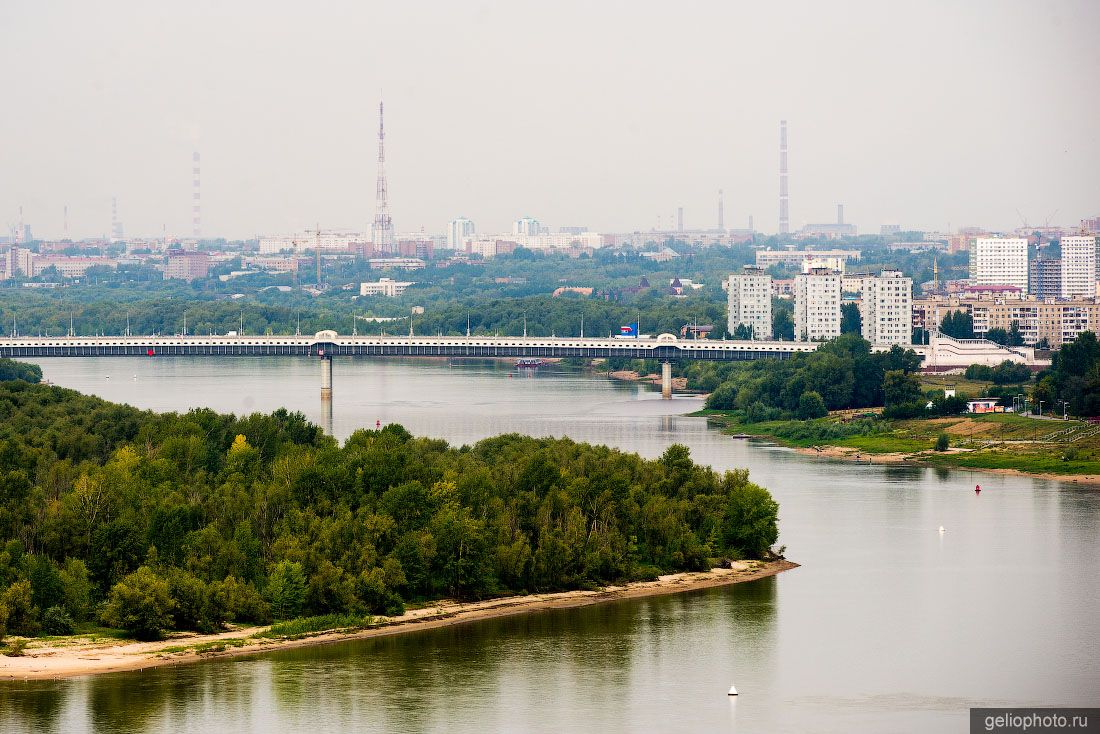 Мост 60-летия Победы в Омске фото