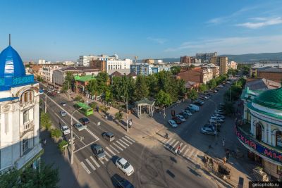 Сквер Пушкина в Красноярске фото
