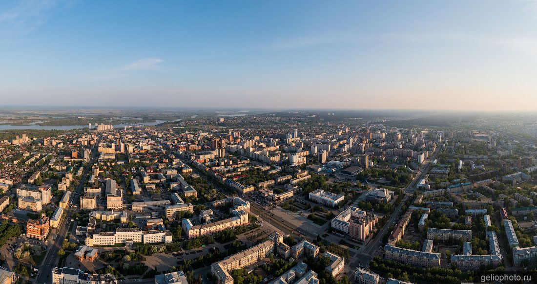 Панорама Барнаула с высоты фото