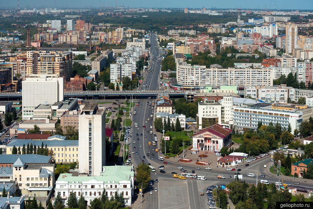 Красный Путь в Омске с высоты фото