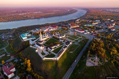 Тобольский Кремль с высоты фото