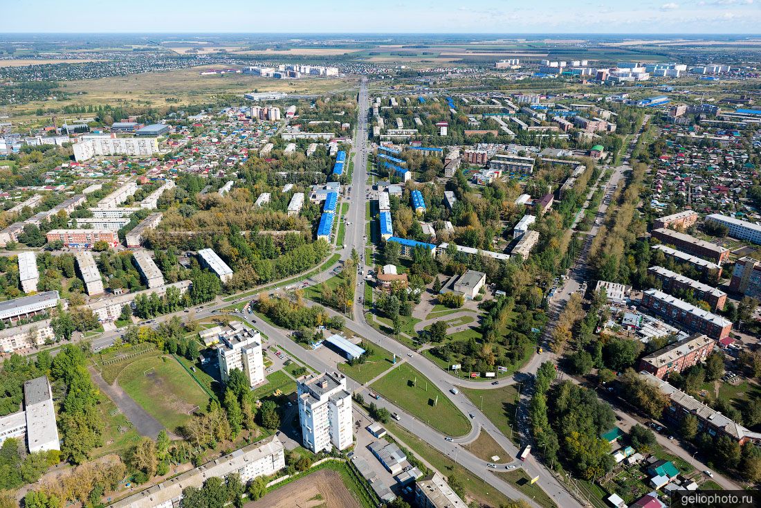 Посёлок Амурский Омск с высоты фото
