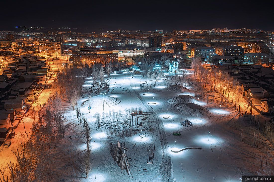 Парк Металлургов в Братске фото