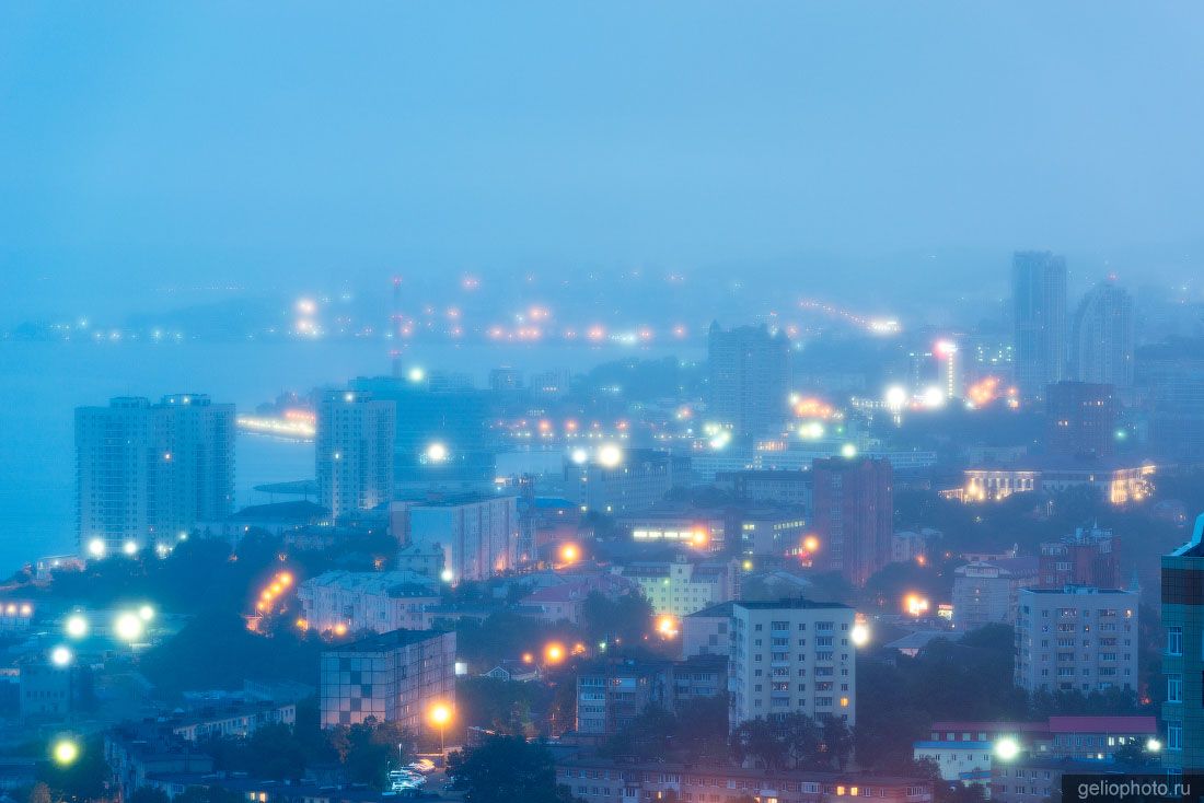 Владивосток в тумане фото