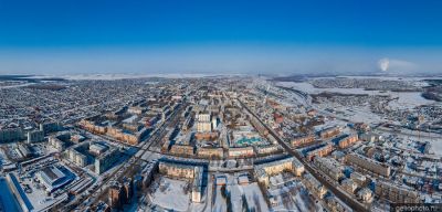 Панорама Белово с высоты фото