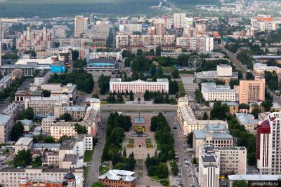 Площадь Ветеранов в Барнауле фото