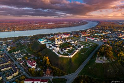 Тобольский Кремль с высоты фото