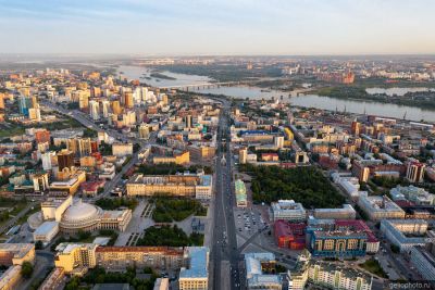 Площадь Ленина в Новосибирске фото