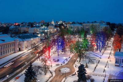 Сквер Константина Иванова в Чебоксарах фото