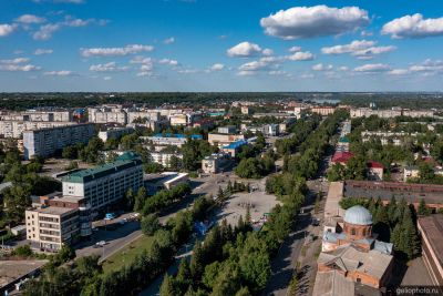 Петровский бульвар в Бийске фото