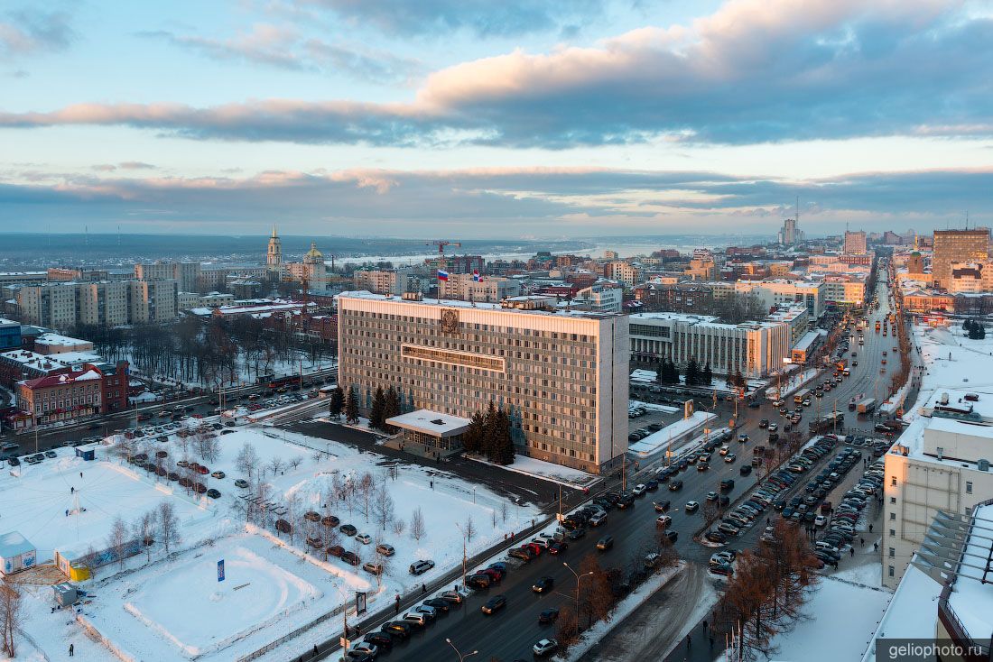 Здание законодательного собрания Пермского края фото