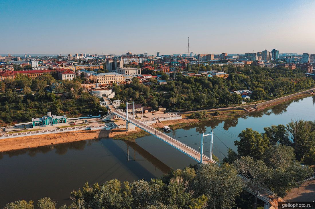 Оренбург с высоты летом фото