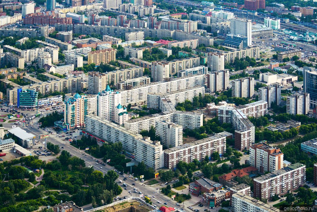 Микрорайон Челюскинский в Новосибирске фото