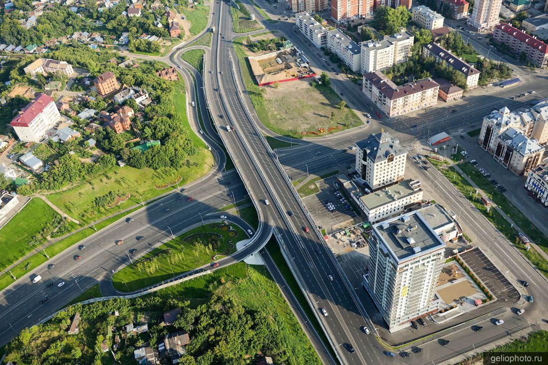 Транспортная развязка на улице Эсперанто в Казани фото