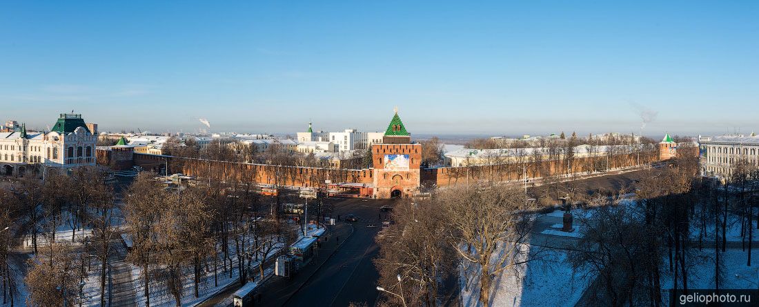 Панорама Нижегородского Кремля фото