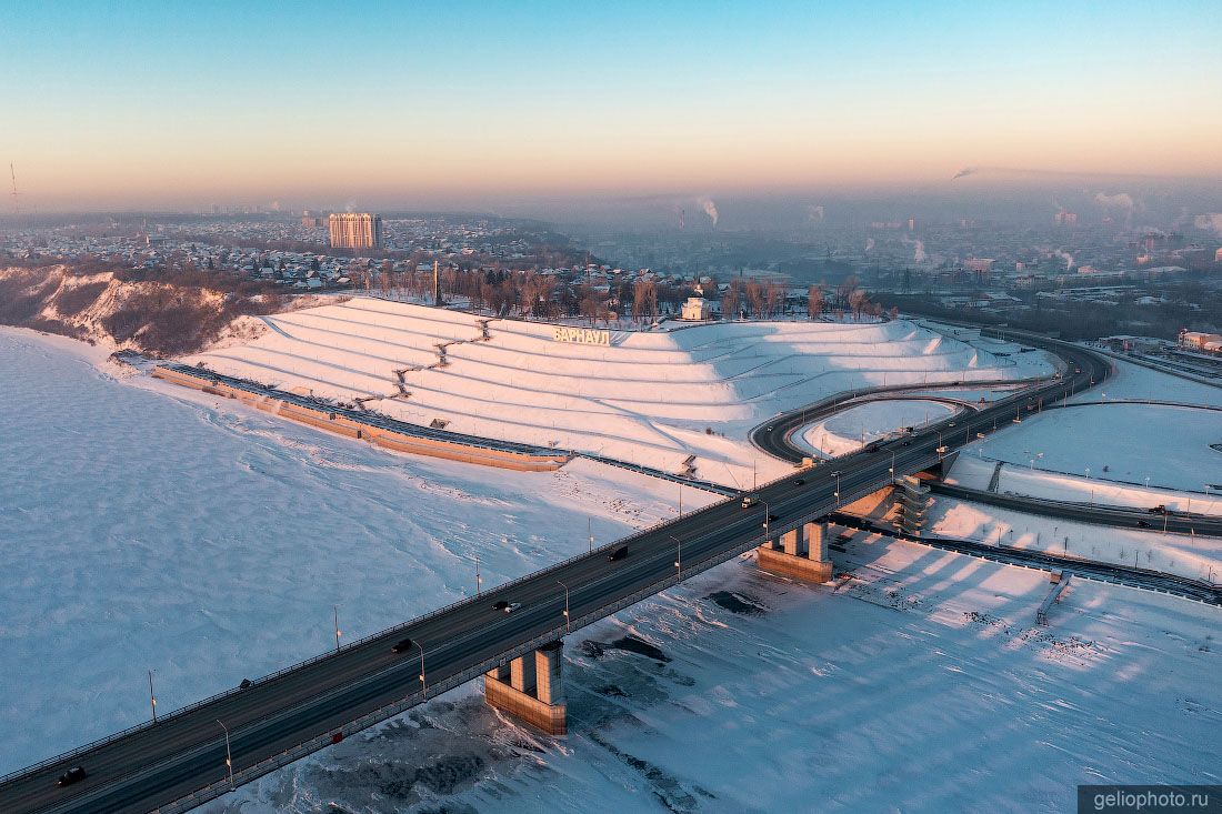 Новый мост в Барнауле фото