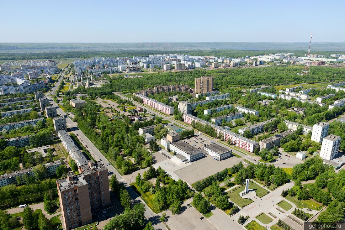 Нижнекамск с высоты птичьего полёта фото
